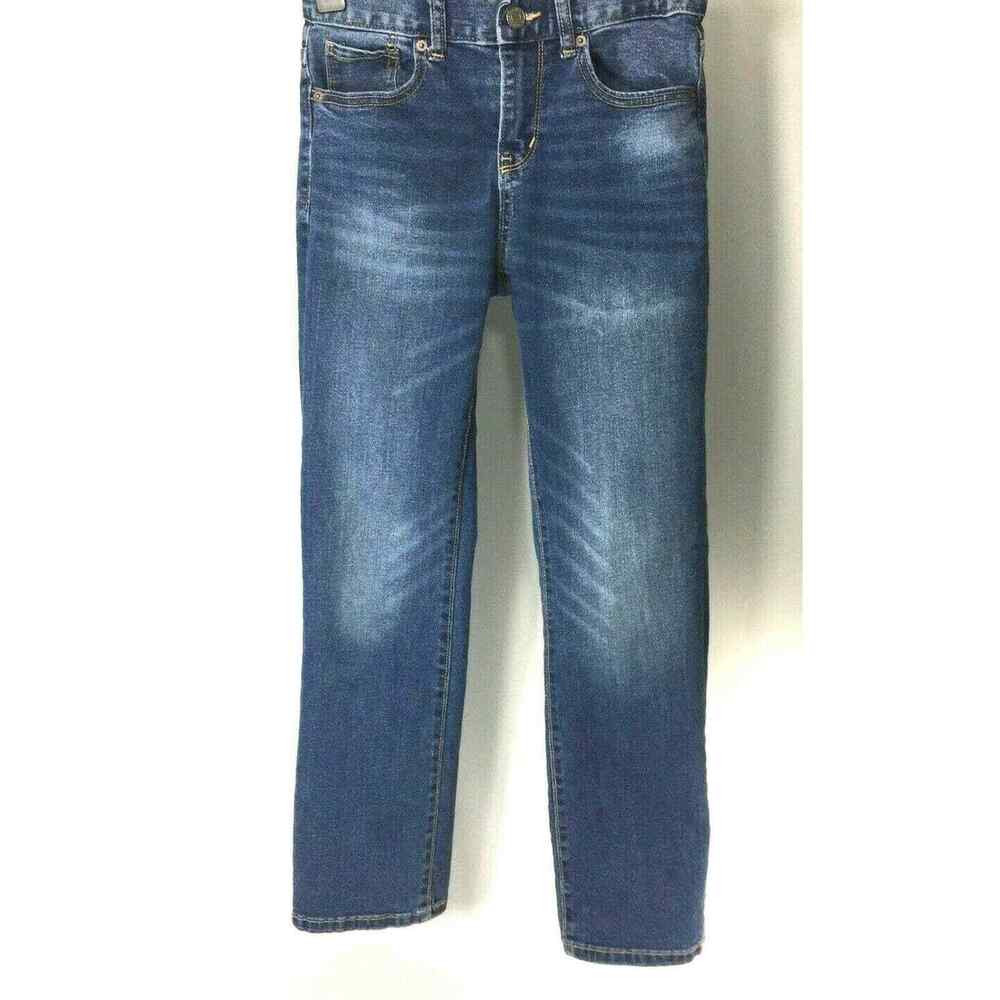 Old Navy Boys Jeans Size 12 Adjustable Waist Medium Wash‎ Straight Leg
